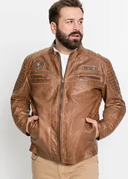 Bunda z umělé kůže, bonprix