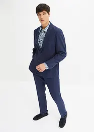 Oblek se lnem (2dílná souprava), Slim Fit, bonprix