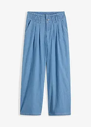 Džíny Wide Leg, Low Waist, nízký podíl streče, bonprix