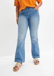 Strečové džíny do zvonu, Mid Waist, bonprix