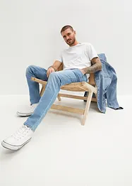 Lehké strečové džíny Slim Fit, Straight, bonprix