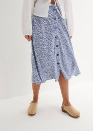 Viskózová sukně s kapsami a pohodlnou pasovkou, bpc bonprix collection