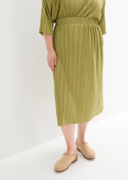 Žerzejová midi sukně ze strukturovaného žerzeje, bpc bonprix collection