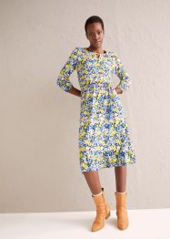 Bavlněné žerzejové šaty s 3/4 rukávy, délka pod kolena, bpc bonprix collection