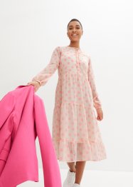 Šifónové šaty s knoflíkovou légou, bpc bonprix collection