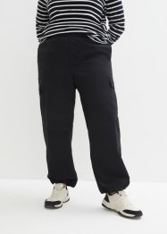 Ležérní cargo kalhoty s tunýlkem na lemu nohavic, bpc bonprix collection