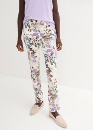 Strečové kalhoty s květinovým potiskem, bpc selection