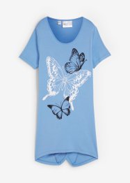 Dlouhé triko s cípem a motýlím vzorem, bpc selection