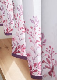 Vitrážková záclona s květinovým potiskem, z organické bavlny, bpc living bonprix collection