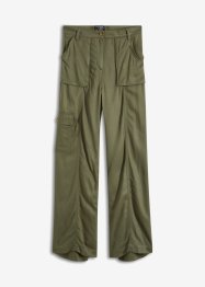 Široké, splývavé cargo kalhoty, bpc bonprix collection