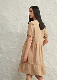 Oversize šaty z bavlněného mušelínu, bonprix