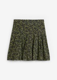 Krátká kalhotová sukně s vysokým pohodlným pasem a potiskem, bpc bonprix collection