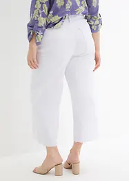 Džíny High Waist se širokými nohavicemi, cropped, bonprix