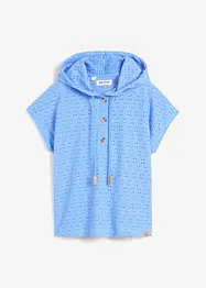 Henley triko s kapucí, bonprix