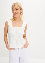 Nařasené triko z organické bavlny, BODYFLIRT