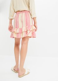 Mini sukně ze lněné směsi, RAINBOW