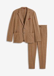 Oblek se lnem (2dílná souprava): sako a kalhoty, Slim Fit, bpc selection