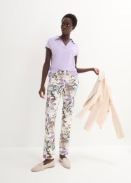 Strečové kalhoty s květinovým potiskem, bpc selection