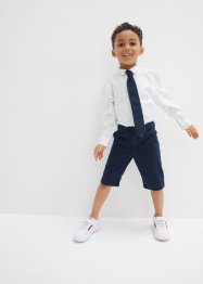 Krátké kalhoty, košile a kravata, pro chlapce (3dílná souprava), bpc bonprix collection