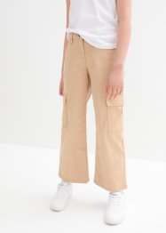 Cargo kalhoty se širokými nohavicemi, pro dívky, John Baner JEANSWEAR