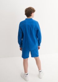 Košile a krátké kalhoty z mušelínu, pro chlapce (2dílná souprava), bonprix