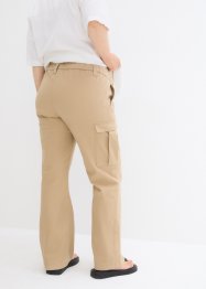 Těhotenské strečové cargo kalhoty, Straight, bpc bonprix collection