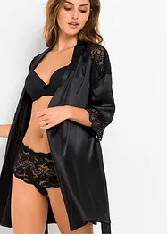 Saténové kimono s lesklým efektem, bonprix