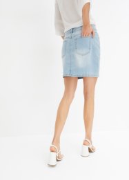 Džínová sukně se štrasovou aplikací, BODYFLIRT