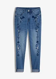 Džíny Slim Fit, Mid Waist, zkrácené, bonprix