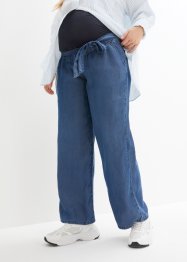 Těhotenské kalhoty s páskem na zavazování Wide Leg, bpc bonprix collection