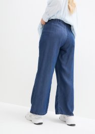 Těhotenské kalhoty s páskem na zavazování Wide Leg, bpc bonprix collection