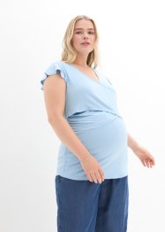Kojicí a těhotenské tričko v zavinovacím vzhledu, bpc bonprix collection