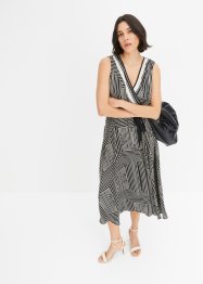 Saténové šaty s potiskem, recyklovaný polyester, BODYFLIRT