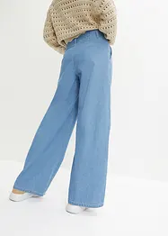 Džíny Wide Leg, Low Waist, nízký podíl streče, bonprix