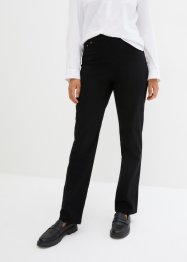 Bavlněné kalhoty bez zapínání, Straight, bpc bonprix collection