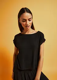 Oversize tričko ze splývavé viskózy, bonprix