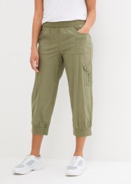 3/4 bavlněné cargo kalhoty, bpc bonprix collection