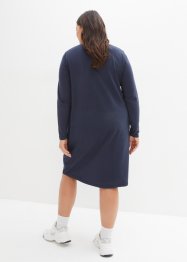 Bavlněné šaty v oversize střihu s kapsami, po kolena, bpc bonprix collection