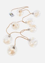 LED světlený řetěz s 8 koulemi se sušenými květinami, bpc living bonprix collection