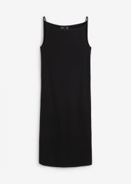 Žebrované šaty, s malým výstřihem, bpc bonprix collection