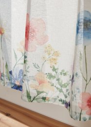 Vitrážková záclona s květinovým potiskem, bpc living bonprix collection