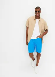 Strečové džínové bermudy, Classic Fit, John Baner JEANSWEAR