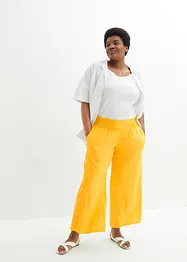 Marlene kalhoty ze vzdušné lněné směsi, bonprix