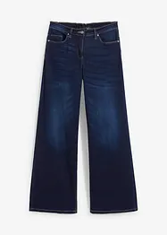 Džíny s širokými nohavicemi a pohodlným pasem, Mid Waist, bonprix
