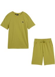 Chlapecké triko a krátké kalhoty (2dílná souprava), organická bavlna, bpc bonprix collection