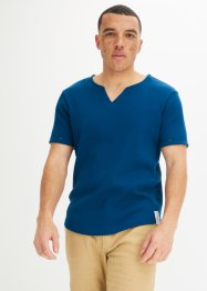 Žebrované tričko z organické bavlny, krátký rukáv, John Baner JEANSWEAR