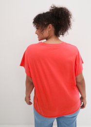 Tričko s tkaničkou ve spodním lemu, krátký rukáv, bpc bonprix collection