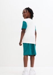Tričko a šortky z organické bavlny, pro chlapce (2dílná souprava), bpc bonprix collection