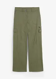Bavlněné cargo džíny, Mid Waist, bonprix