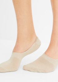 Ponožky do balerín, s viskózou a silikonovým proužkem (6 párů), bpc bonprix collection